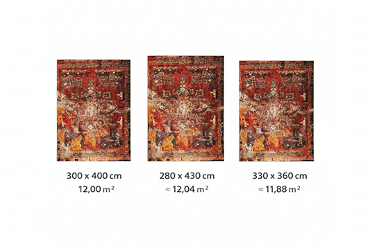 12 m²’ye yakın ölçüler (cm) 12 m²’ye yakın ölçüler (cm)