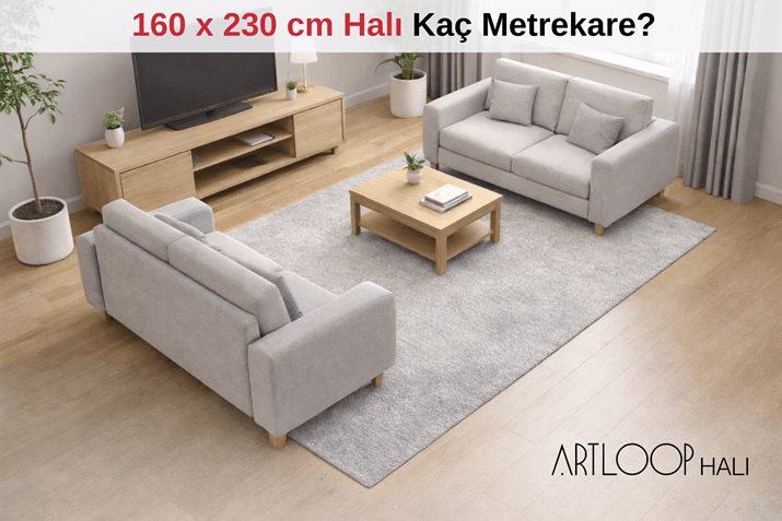 160 × 230 cm Halı Kaç Metrekare?