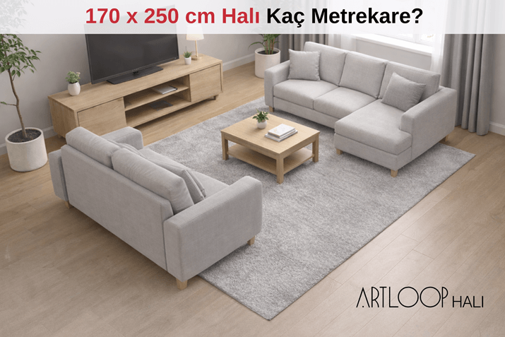 170 × 250 cm Halı Kaç Metrekare?