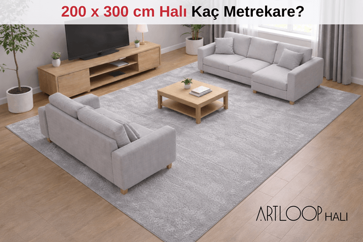 200 × 300 cm Halı Kaç Metrekare?