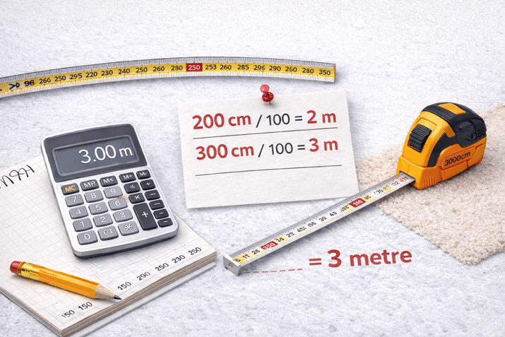 Santimetreyi Metreye Çevirme