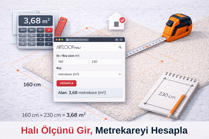 Halı Ölçüsü Alırken Metrekare Hesaplama