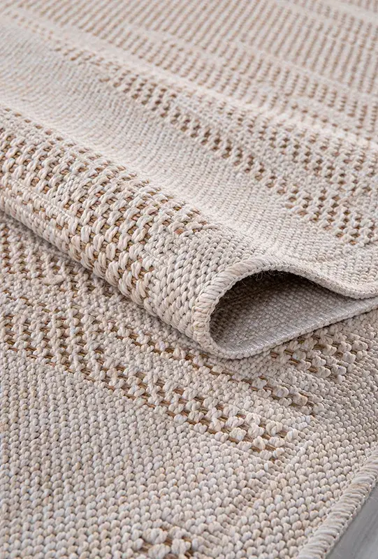 Armoni Açık Kahverengi Kaydırmaz Taban, Robot Süpürgeye Uyumlu Kolay Temizlenebilir Mutfak, Koridor Halısı RP 65 - 8