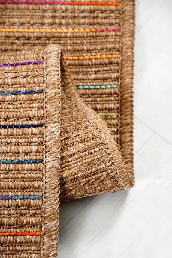 Armoni Açık Kahverengi Kaydırmaz Taban, Robot Süpürgeye Uyumlu Kolay Temizlenebilir Mutfak, Koridor Halısı RP 65 - 15