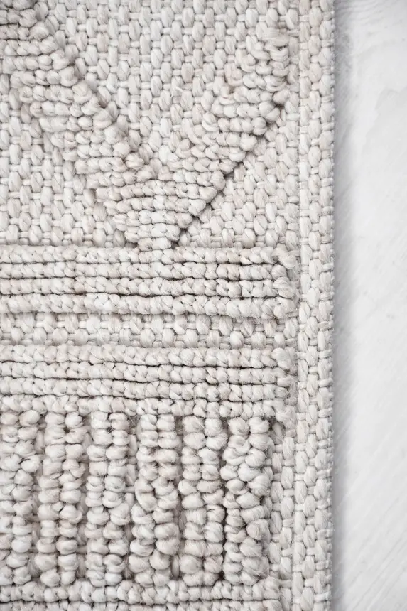 Armoni Bej Kaydırmaz Taban Robot Süpürgeye Uyumlu Kolay Temizlenebilir Mutfak, Koridor Halısı RP 80 - 3