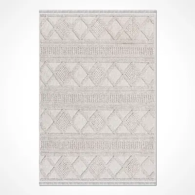 Armoni Bej Kaydırmaz Taban Robot Süpürgeye Uyumlu Kolay Temizlenebilir Mutfak, Koridor Halısı RP 80 - 5