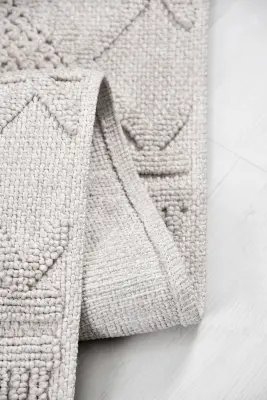 Armoni Bej Kaydırmaz Taban Robot Süpürgeye Uyumlu Kolay Temizlenebilir Mutfak, Koridor Halısı RP 80 - 7