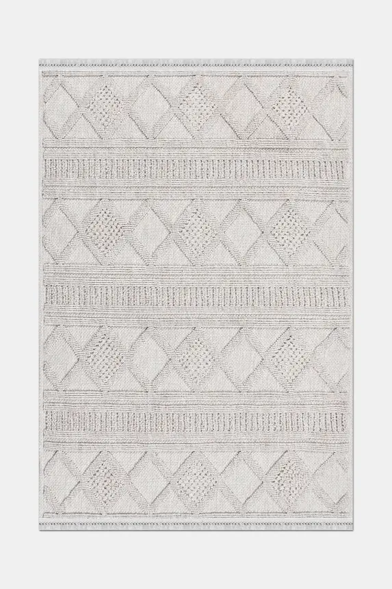 Armoni Bej Kaydırmaz Taban Robot Süpürgeye Uyumlu Kolay Temizlenebilir Mutfak, Koridor Halısı RP 80 - 9