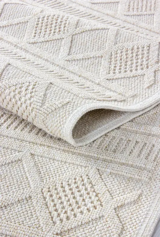 Armoni Bej Kaydırmaz Taban Robot Süpürgeye Uyumlu Kolay Temizlenebilir Mutfak, Koridor Halısı RP 80 - 10