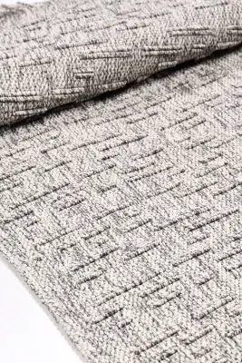 Armoni Gri Kaydırmaz Taban Robot Süpürgeye Uyumlu Kolay Temizlenebilir Mutfak, Koridor Halısı RP 76 - 10