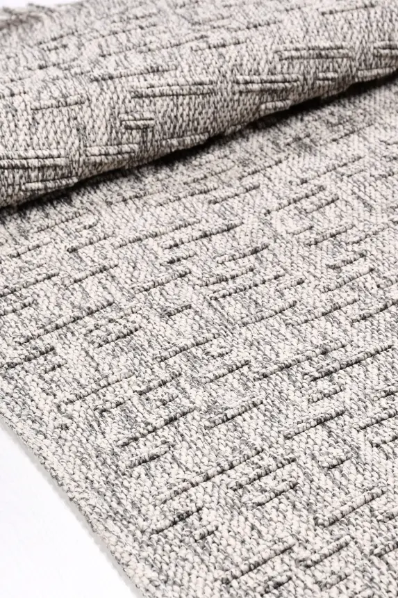 Armoni Gri Kaydırmaz Taban Robot Süpürgeye Uyumlu Kolay Temizlenebilir Mutfak, Koridor Halısı RP 76 - 10