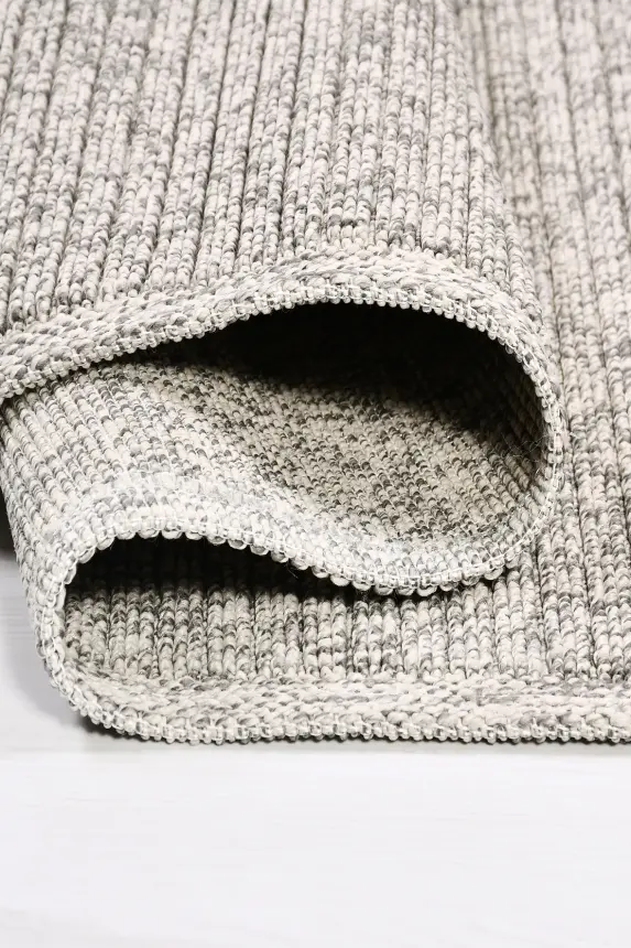 Armoni Gri/Bej Kaydırmaz Taban Robot Süpürgeye Uyumlu Kolay Temizlenebilir Mutfak, Koridor Halısı RP 77 - 3