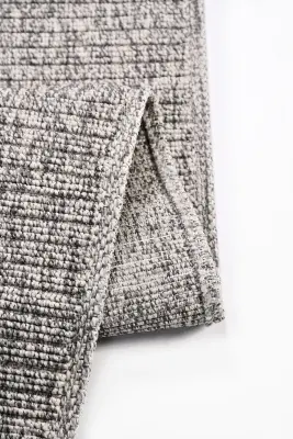 Armoni Gri/Bej Kaydırmaz Taban Robot Süpürgeye Uyumlu Kolay Temizlenebilir Mutfak, Koridor Halısı RP 77 - 5