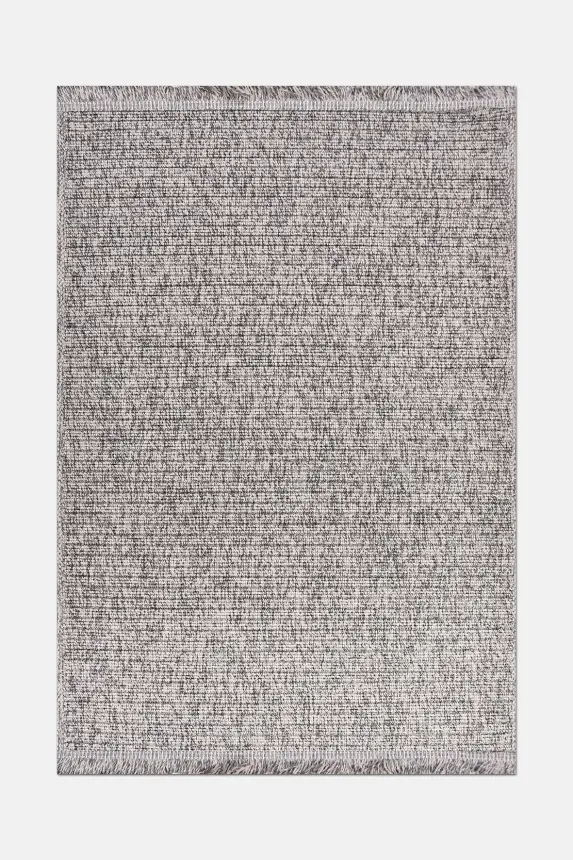 Armoni Gri/Bej Kaydırmaz Taban Robot Süpürgeye Uyumlu Kolay Temizlenebilir Mutfak, Koridor Halısı RP 77 - 6