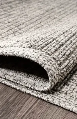 Armoni Gri/Bej Kaydırmaz Taban Robot Süpürgeye Uyumlu Kolay Temizlenebilir Mutfak, Koridor Halısı RP 77 - 8