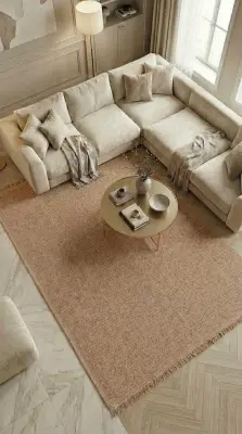 Armoni Kahve Kaydırmaz Taban Robot Süpürgeye Uyumlu Kolay Temizlenebilir Mutfak, Koridor Halısı RP 73 - 2