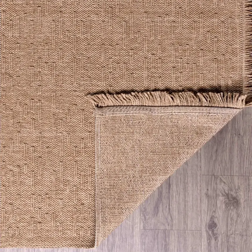 Armoni Kahve Kaydırmaz Taban Robot Süpürgeye Uyumlu Kolay Temizlenebilir Mutfak, Koridor Halısı RP 73 - 4