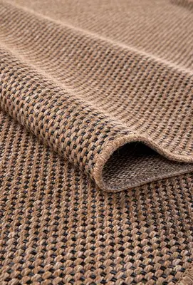 Armoni Kahve/Siyah Kaydırmaz Taban, Robot Süpürgeye Uyumlu Kolay Temizlenebilir Mutfak, Koridor Halısı RP 62 - 1