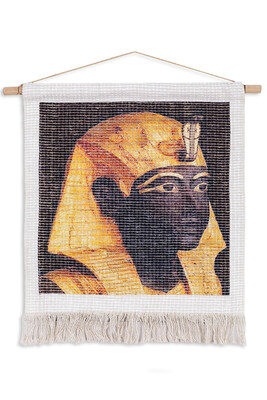 Özel Tasarım Dekoratif Antik Mısır WLL 52 Kumaş Tablo (65X75 cm) - 2