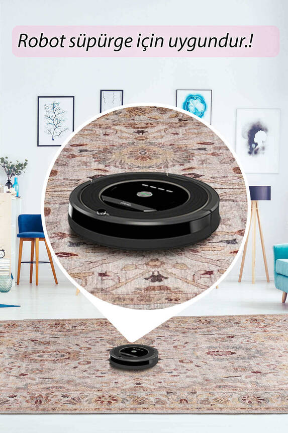 Artloop Blues Şönil Dokuma Pamuk Polyester Halı AL 429 - 6