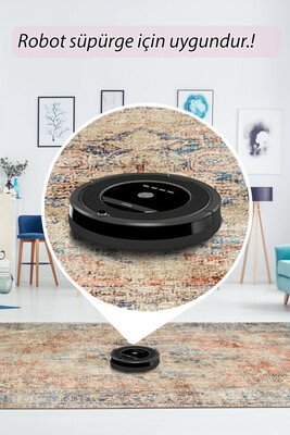 Artloop Fuga Yumuşak Dokulu Vintage Desenli Halı KA 03 - 6