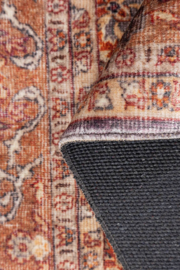 Artloop Fuga Yumuşak Dokulu Renkli Vintage Desenli Halı KA 09 - 3