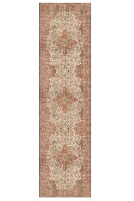 Artloop Fuga Yumuşak Dokulu Renkli Vintage Desenli Halı KA 09 - 6
