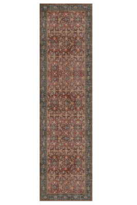 Artloop Fuga Yumuşak Dokulu Çok Renkli Vintage Desenli Halı KA 12 - 6