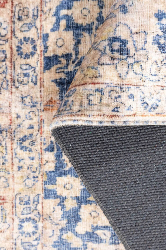 Artloop Fuga Yumuşak Dokulu Çok Renkli Vintage Desenli Halı KA 18 - 4
