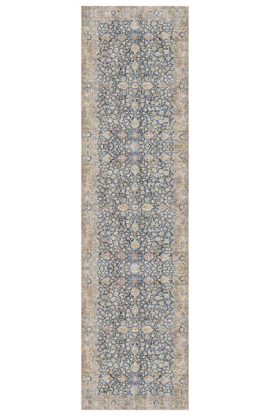 Artloop Fuga Yumuşak Dokulu Çok Renkli Vintage Desenli Halı KA 18 - 6