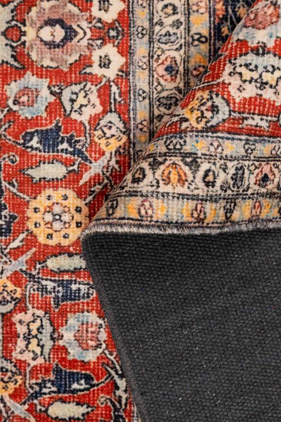 Artloop Fuga Yumuşak Dokulu Çok Renkli Vintage Desenli Halı KA 28 - 3