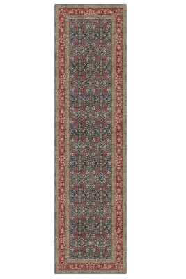 Artloop Fuga Yumuşak Dokulu Çok Renkli Vintage Desenli Halı KA 28 - 6