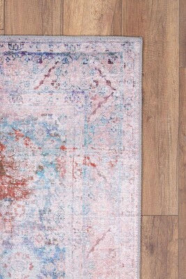 Fusion Modern Dokuma Taban Dekoratif Renkli Halı AL 161 - 2
