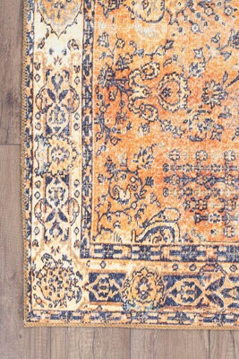 Fusion Modern Dokuma Taban Dekoratif Sarı Halı AL 275 - 3