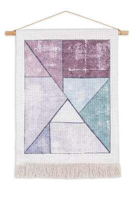 Özel Tasarım Dekoratif Modern WLL 33 Kumaş Tablo (60x85 cm) - 4