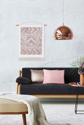 Özel Tasarım Dekoratif Mozaik WLL 42 Kumaş Tablo (60x85 cm) - 1