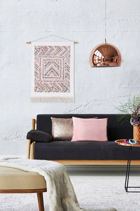 Özel Tasarım Dekoratif Mozaik WLL 42 Kumaş Tablo (60x85 cm) - 1