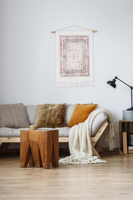 Özel Tasarım Dekoratif Otantik WLL 16 Kumaş Tablo (60x85 cm) - 1