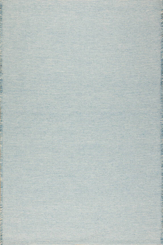Artloop Wool Yün Dokuma Yandan Saçaklı Mavi Halı 160x230 YD 01 - 2