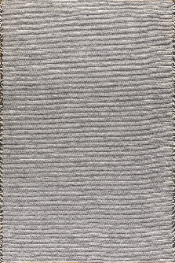 Artloop Wool Yün Dokuma Yandan Saçaklı Gri Halı 160x230 YD 02 - 2