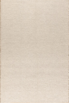 Artloop Wool Yün Dokuma Yandan Saçaklı Bej Halı 160x230 YD 04 - 2