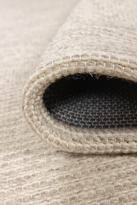 Artloop Wool Yün Dokuma Yandan Saçaklı Bej Halı 160x230 YD 04 - 5