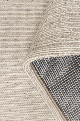 Artloop Wool Yün Dokuma Yandan Saçaklı Bej Halı 160x230 YD 05 - 4