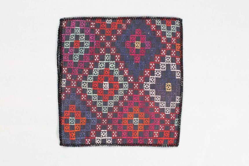 Artloop Yastık Kılıfı Şönil Dokuma Pamuk Polyester Yastık YS 17 - 3