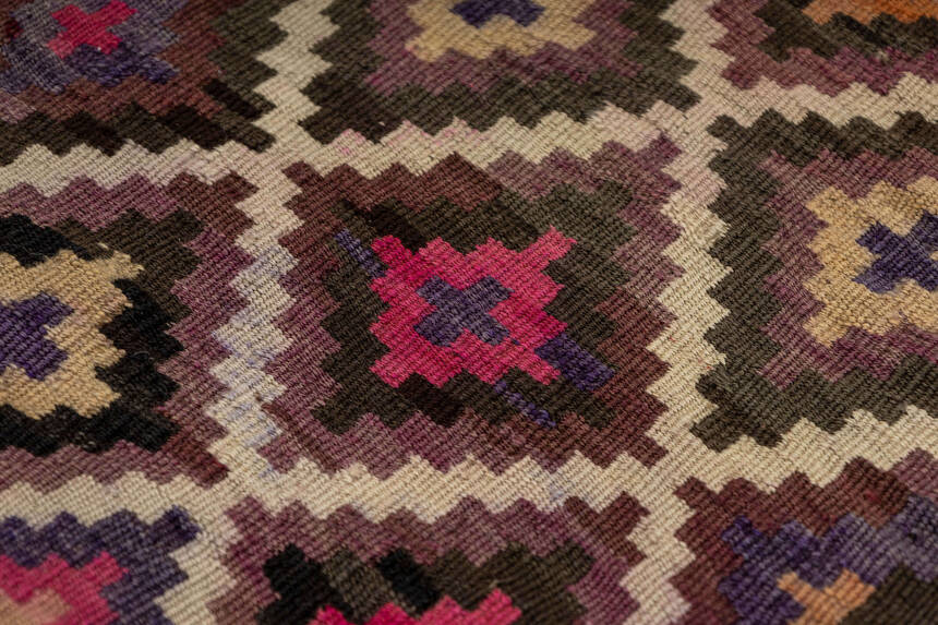 Bayburt El Dokuması 100x130 Antik Kilim 220567 - 4