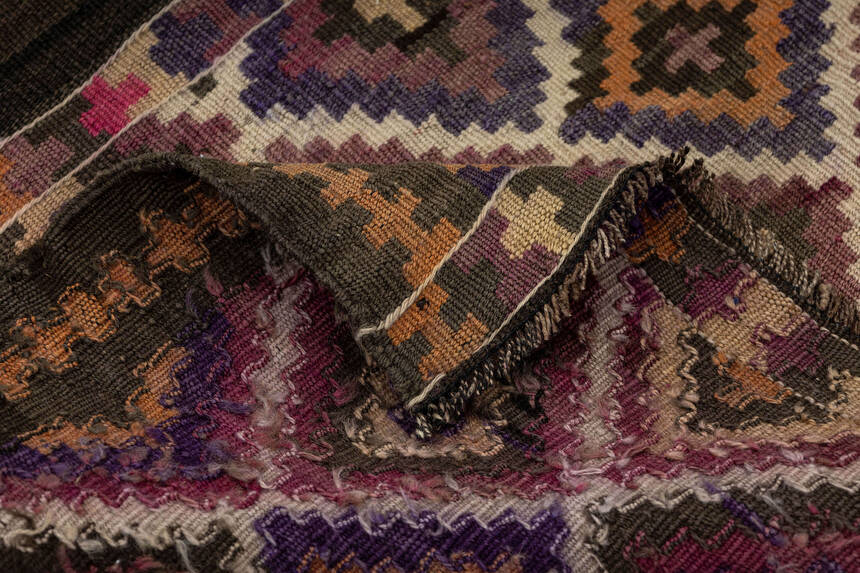 Bayburt El Dokuması 100x130 Antik Kilim 220567 - 5