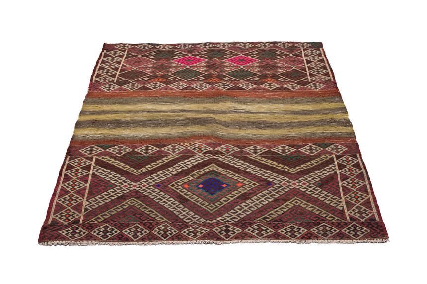 Bayburt El Dokuması 112x152 Antik Kilim 220571 - 2