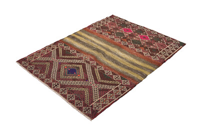 Bayburt El Dokuması 112x152 Antik Kilim 220571 - 3