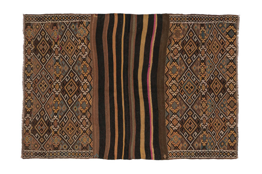 Bayburt El Dokuması 97x138 Antik Kilim 220620 - 1