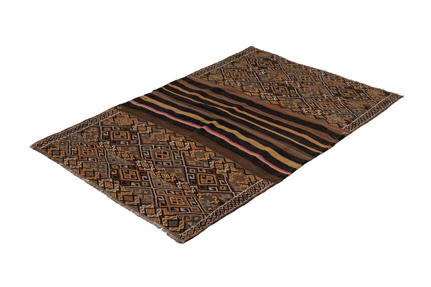 Bayburt El Dokuması 97x138 Antik Kilim 220620 - 3